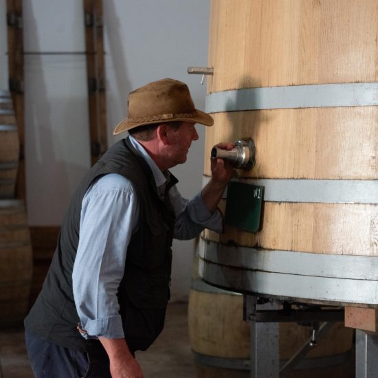 gus dale of Elgin Vintners at work